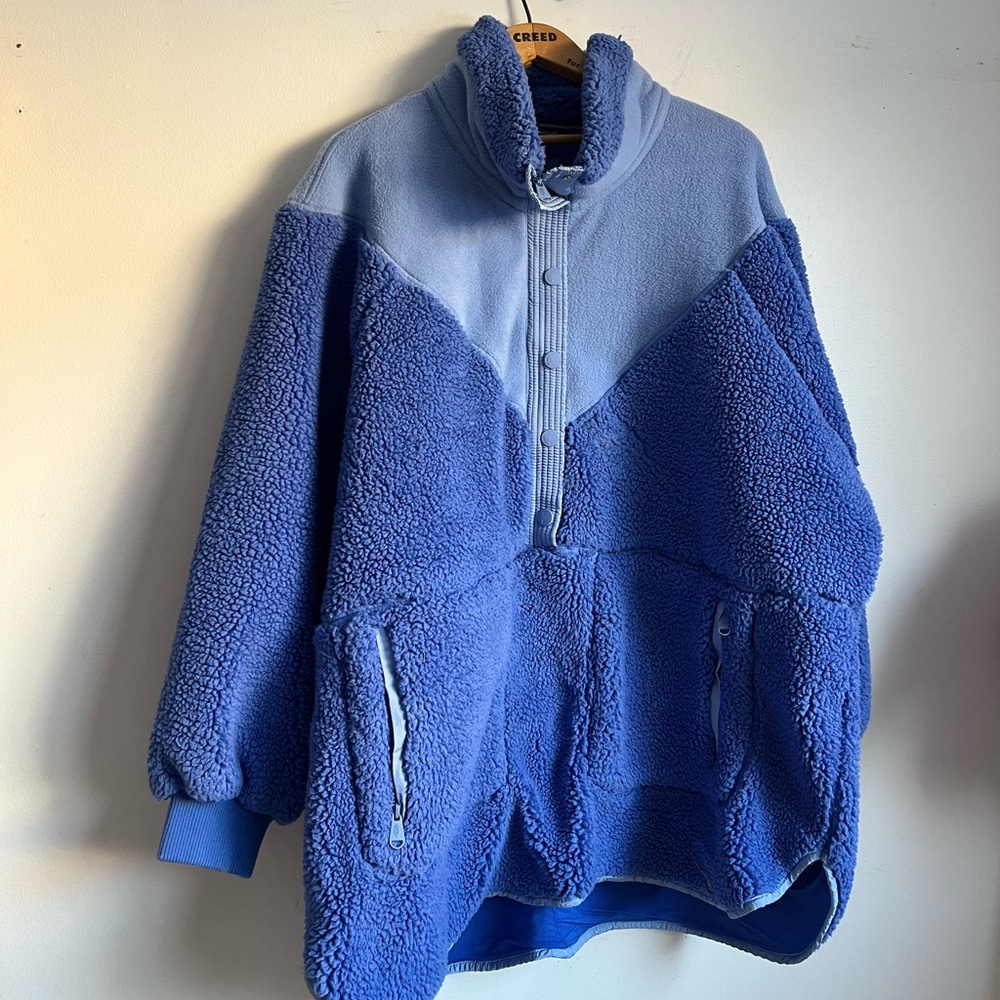 Free People Movement Fall To Rise Fleece Quarter Snap Pullover